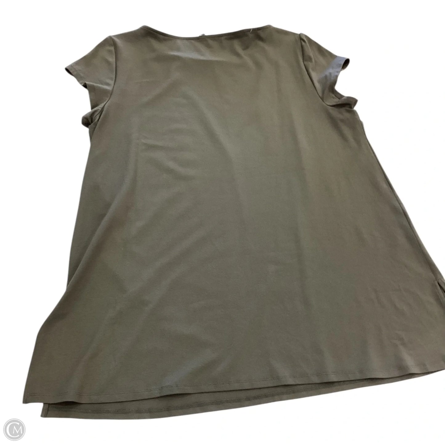 Tunic Short Sleeve By Eileen Fisher In Green, Size: Xl