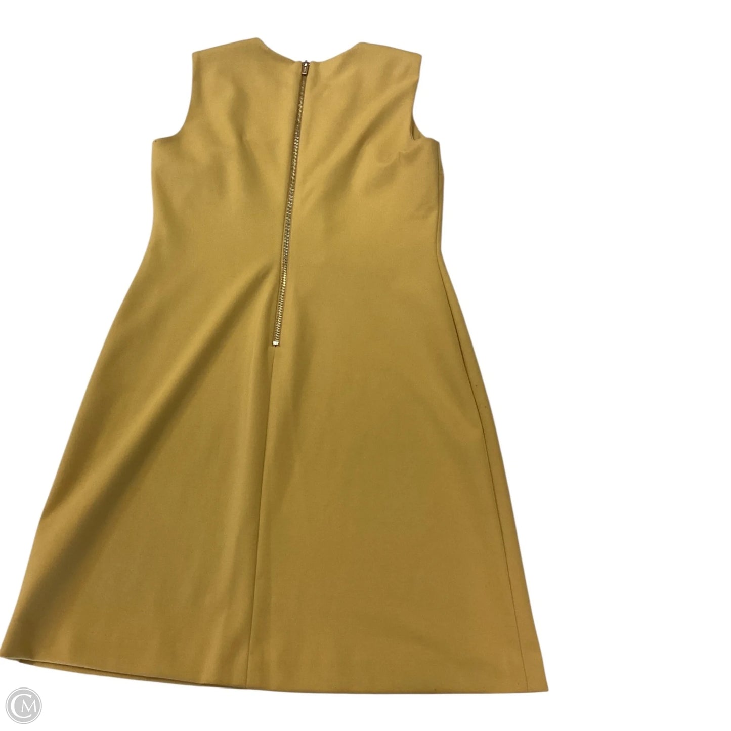 Dress Casual Short By Calvin Klein In Yellow, Size: 4