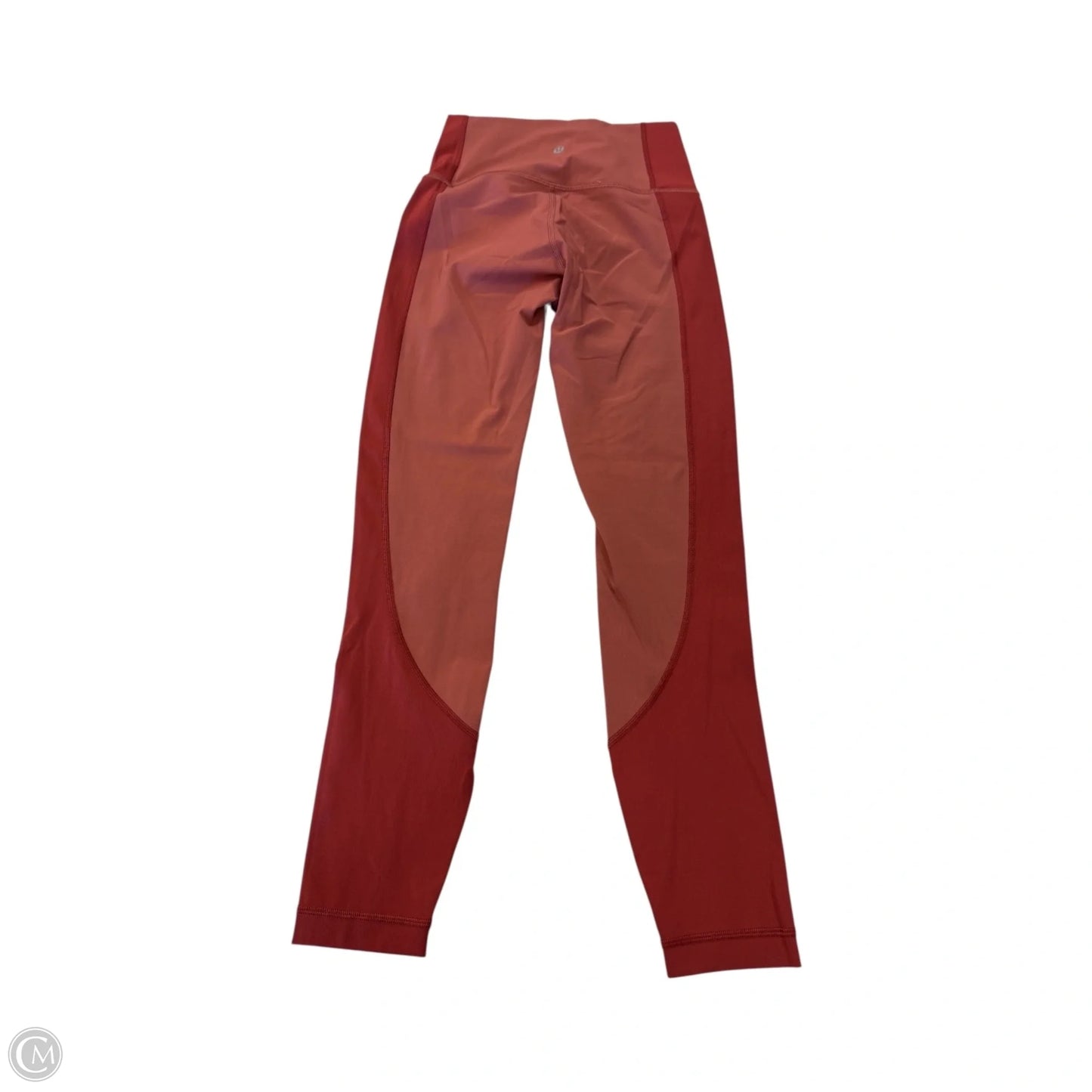 Athletic Leggings By Lululemon In Coral, Size: 2