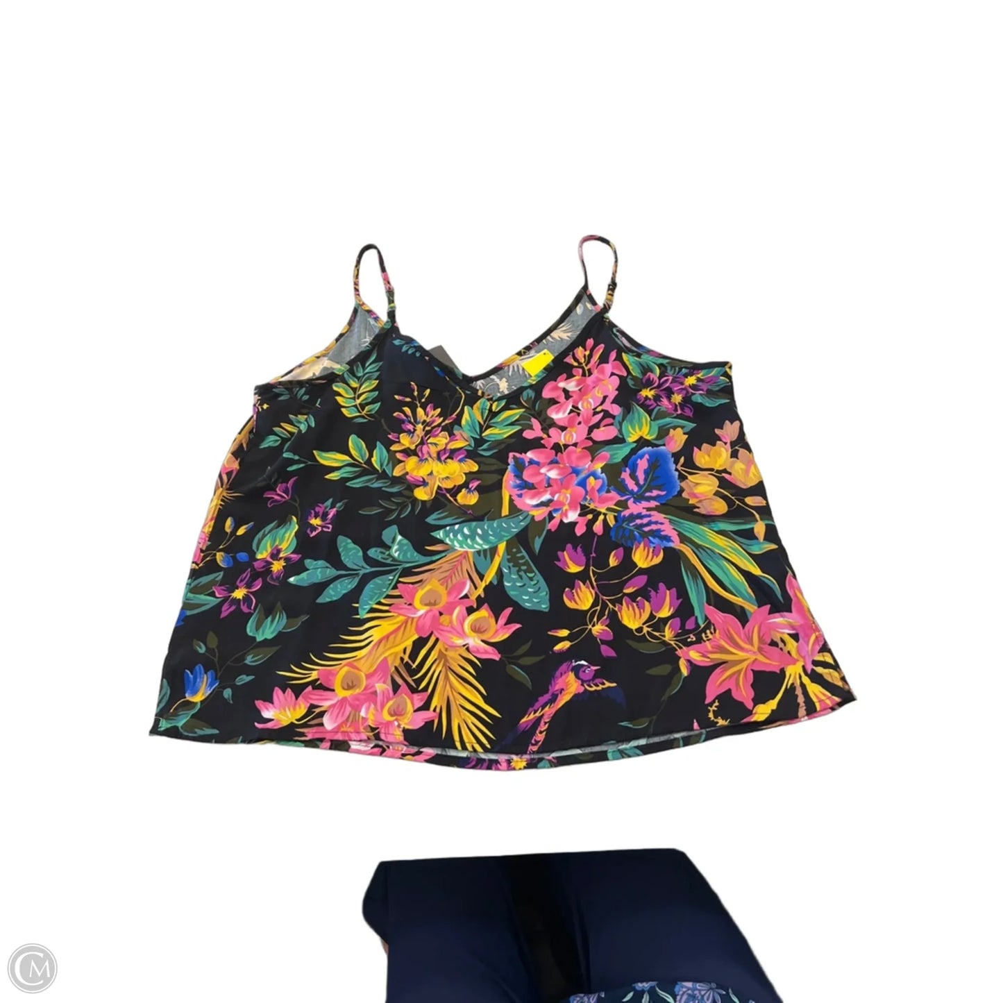 Blouse Sleeveless By Cynthia Rowley In Tropical Print, Size: L