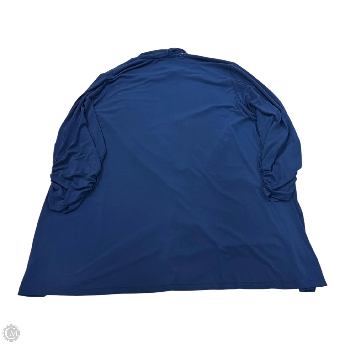 Cardigan By Susan Graver In Blue, Size: 3x