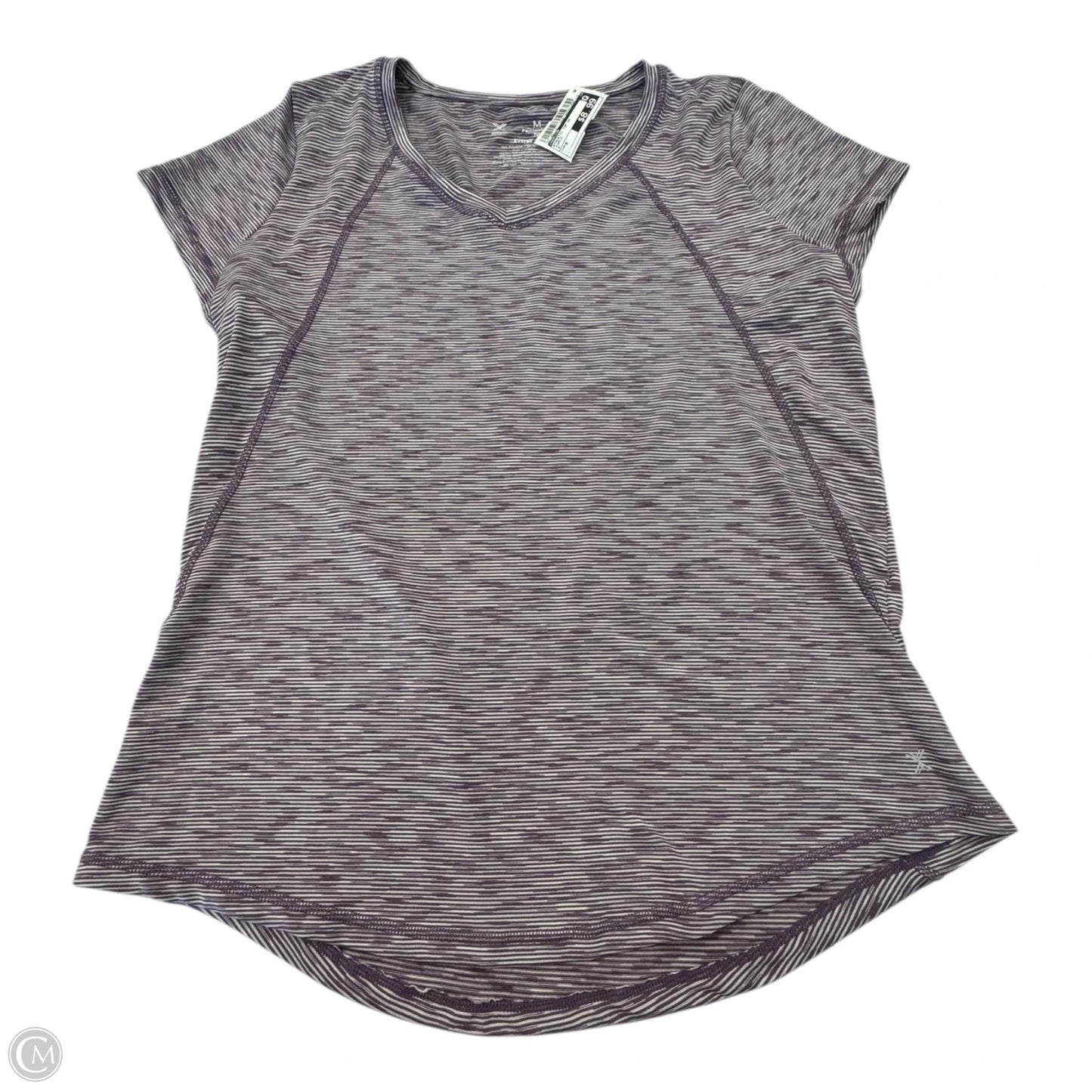 Athletic Top Short Sleeve By Xersion In Purple, Size: M