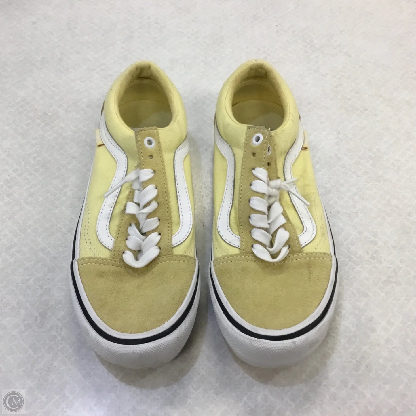 Shoes Sneakers By Vans In Yellow, Size: 7