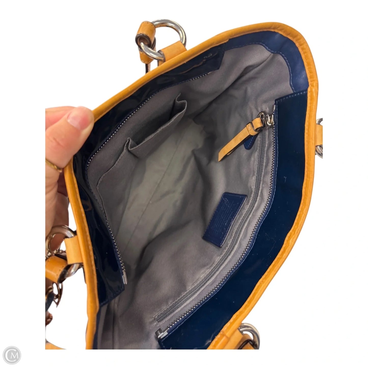 Handbag Designer By Coach, Size: Medium