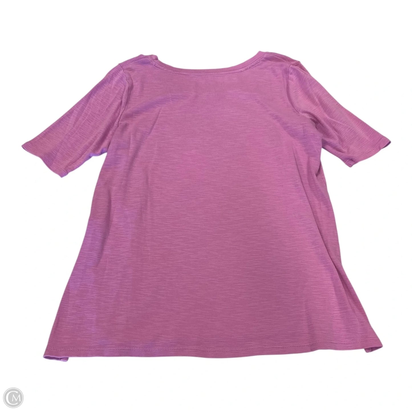 Top Short Sleeve By J. Jill In Pink, Size: M