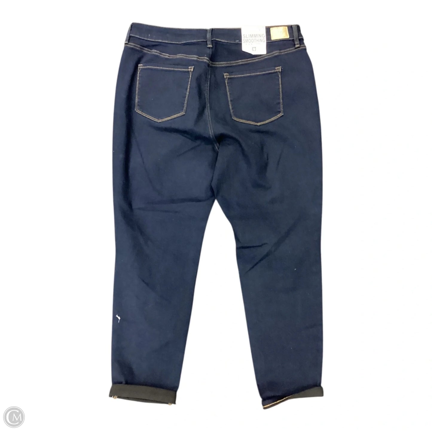 Jeans Skinny By Anne Klein In Blue Denim, Size: 18