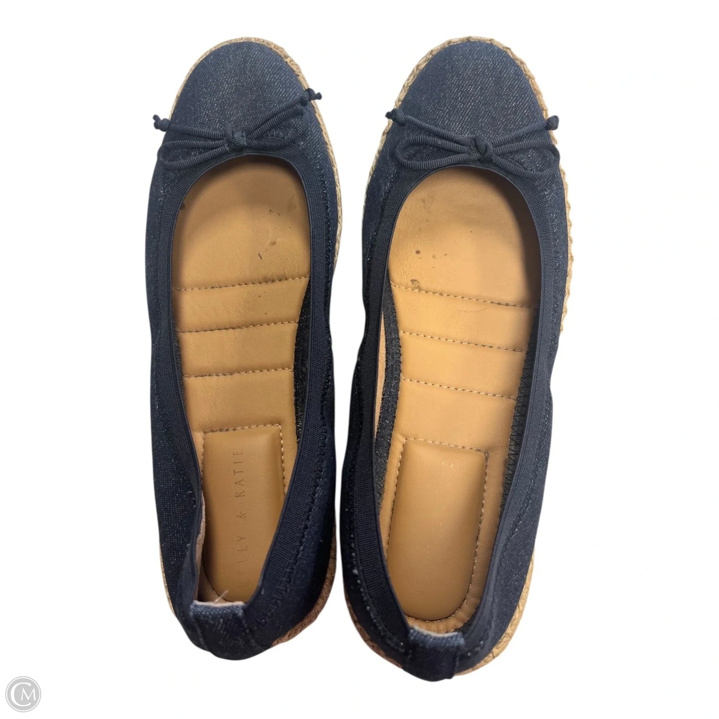 Shoes Flats By Kelly And Katie In Blue Denim, Size: 7.5
