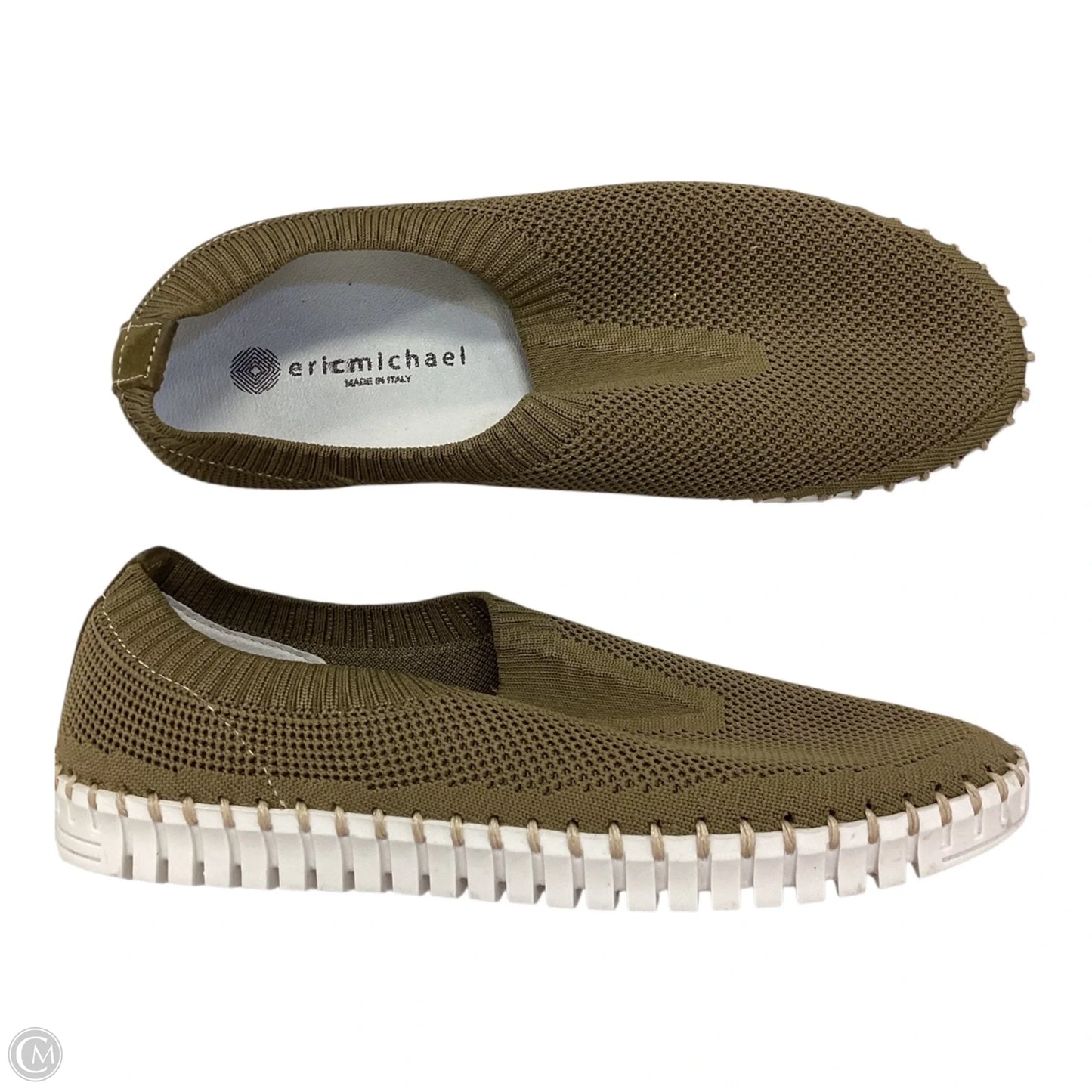 Shoes Flats By Eric Michael London In Green, Size: 6.5