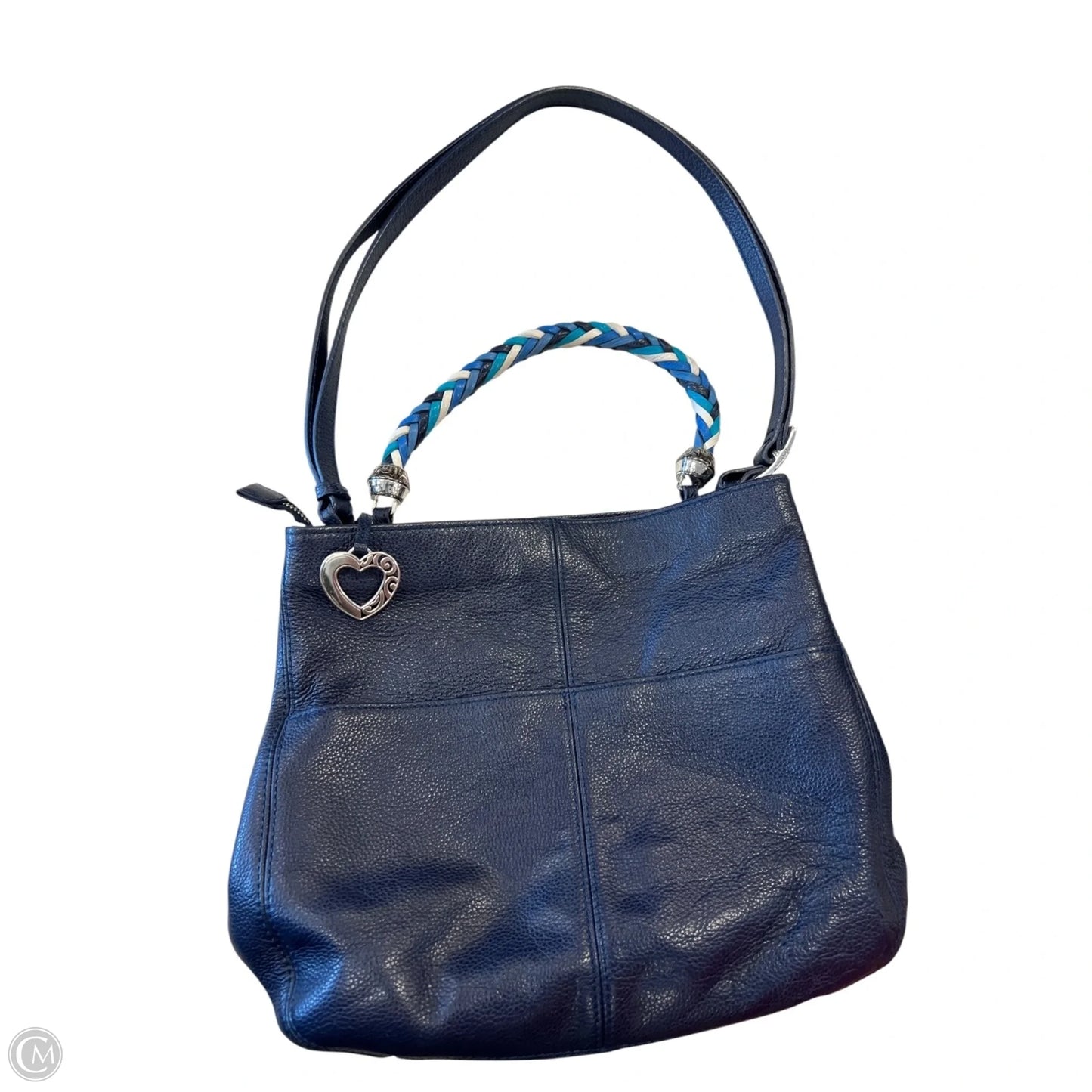 Handbag Leather By Brighton, Size: Medium