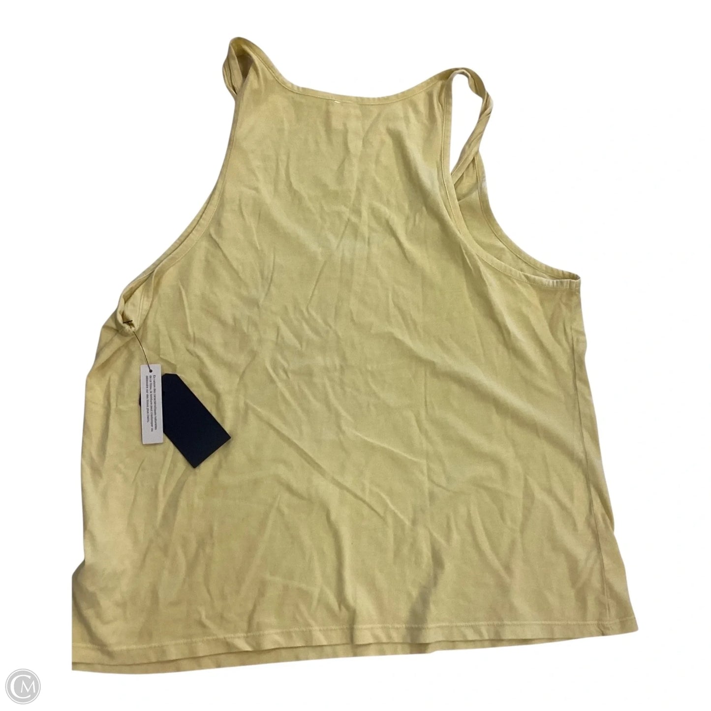 Top Sleeveless By Melrose And Market In Yellow, Size: L