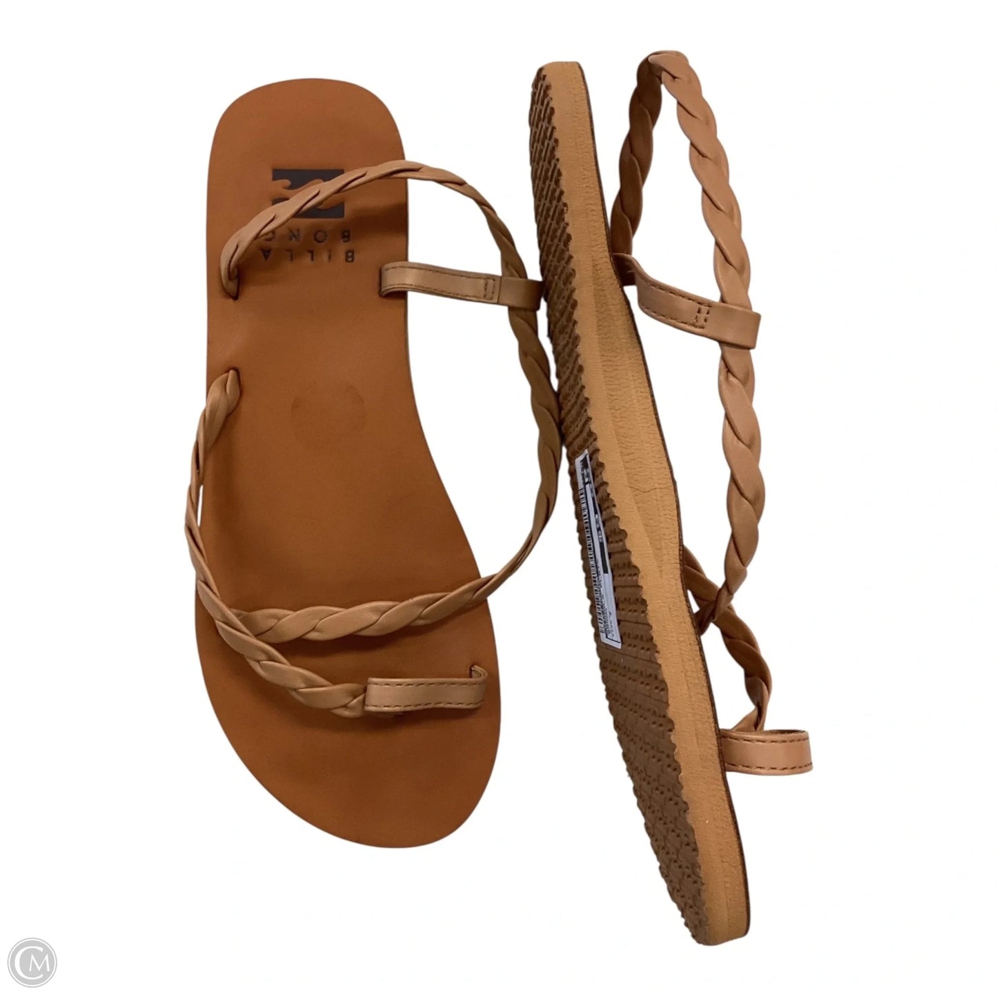 Sandals Flats By Billabong In Brown, Size: 7