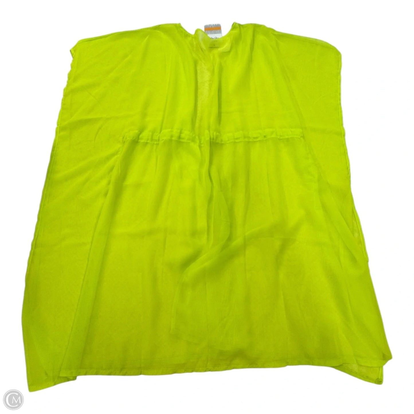 Swimwear Cover-up By Clothes Mentor In Yellow, Size: Osfm