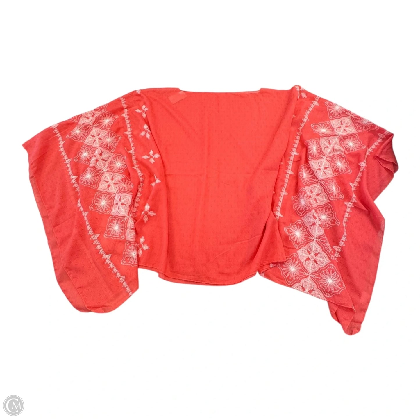 Swimwear Cover-up By Clothes Mentor In Coral, Size: Osfm