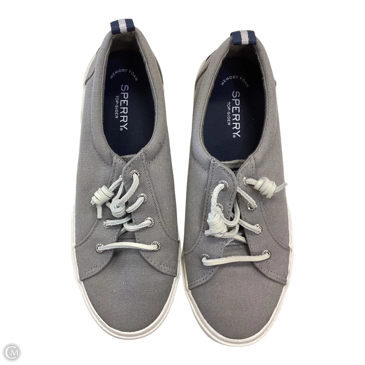 Shoes Sneakers By Sperry In Grey, Size: 9