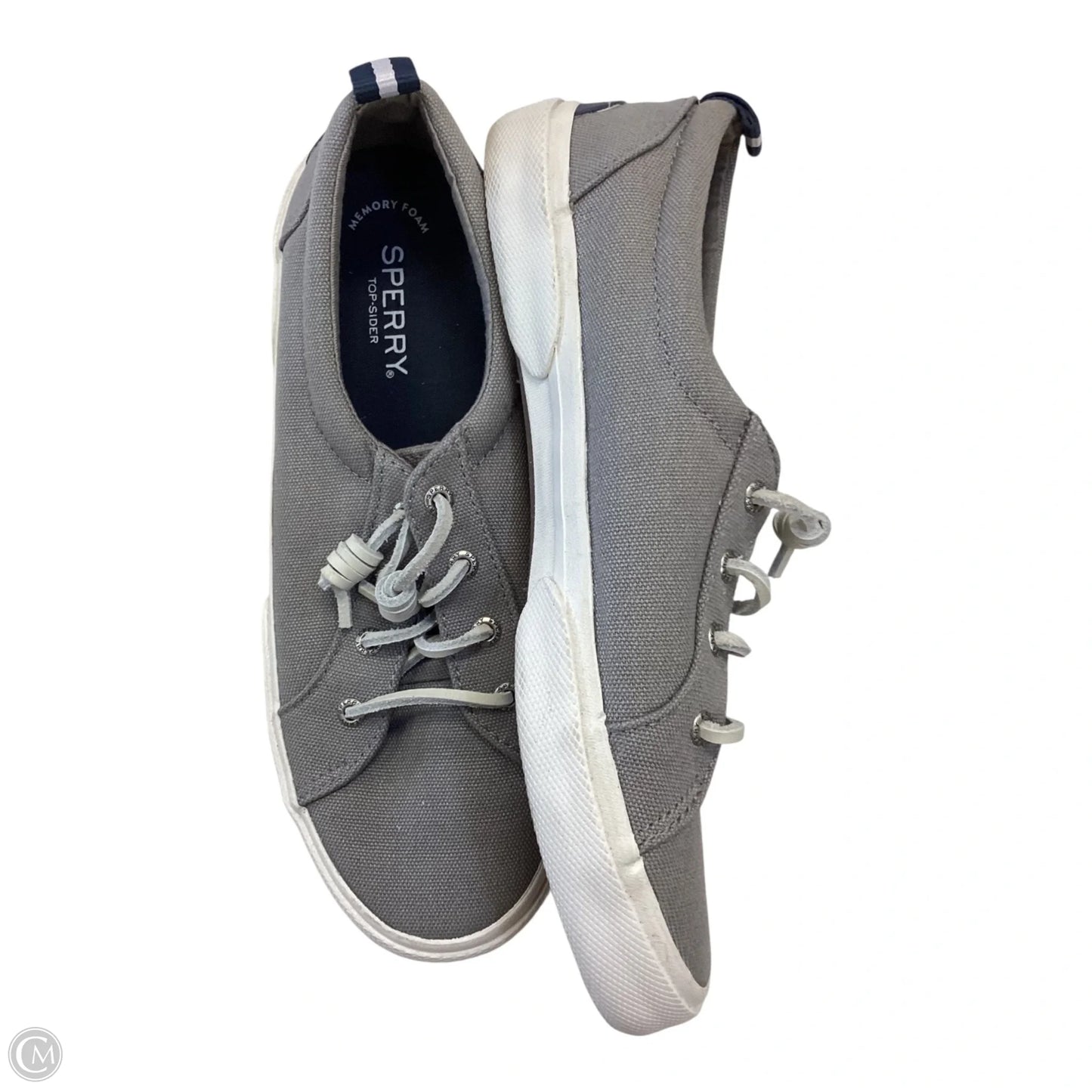 Shoes Sneakers By Sperry In Grey, Size: 9