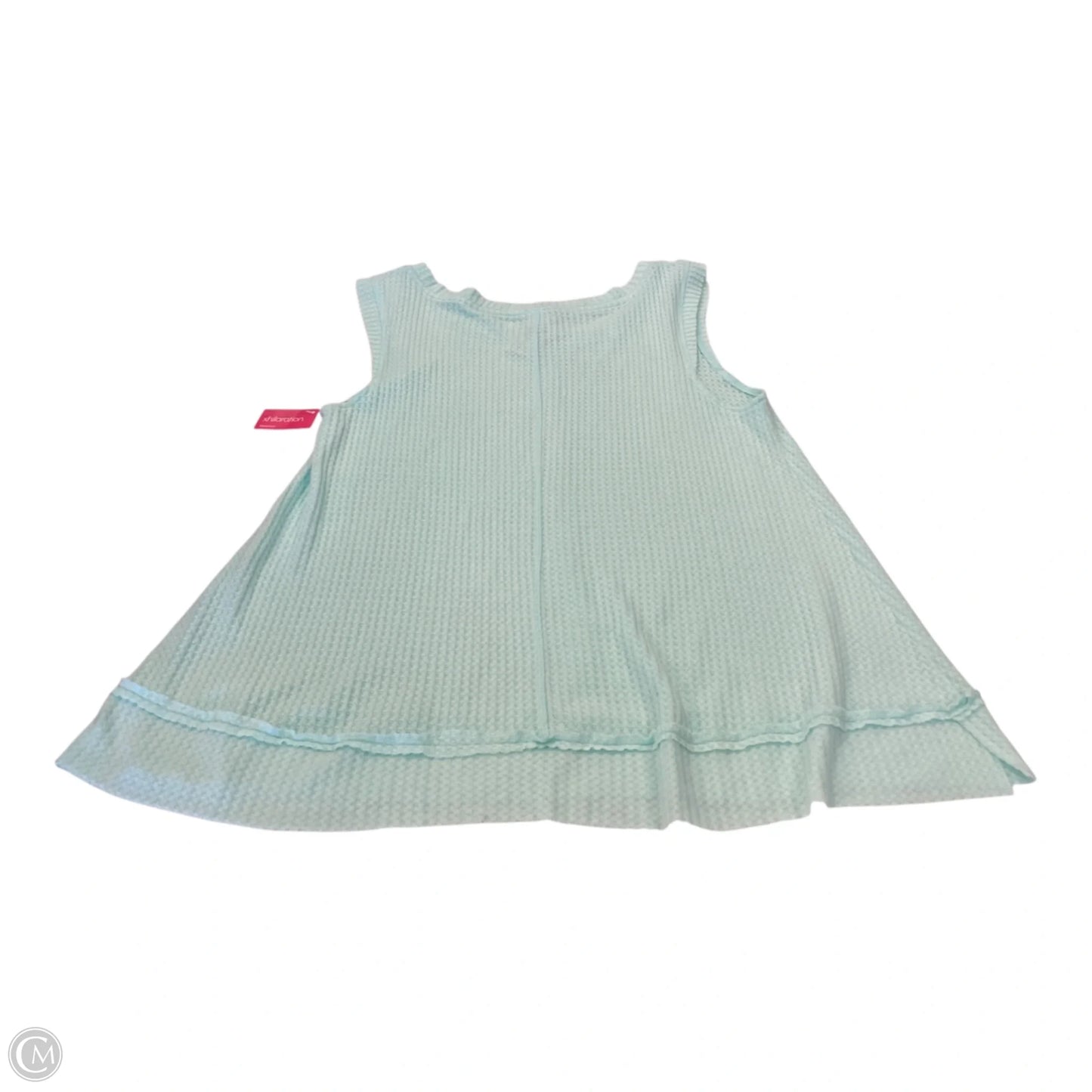 Top Sleeveless By Xhilaration In Green, Size: L