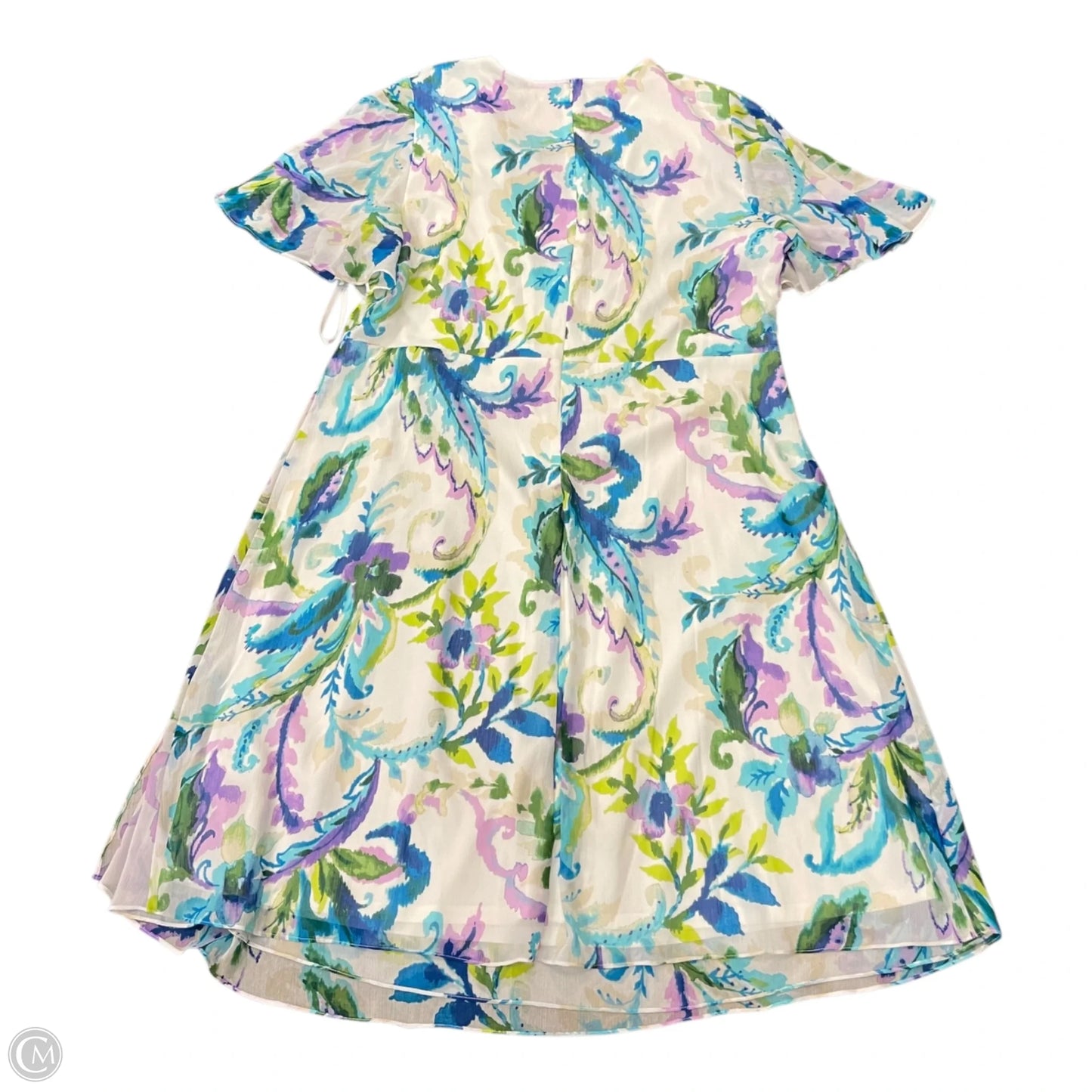 Dress Casual Maxi By Lauren By Ralph Lauren In Floral Print, Size: 18