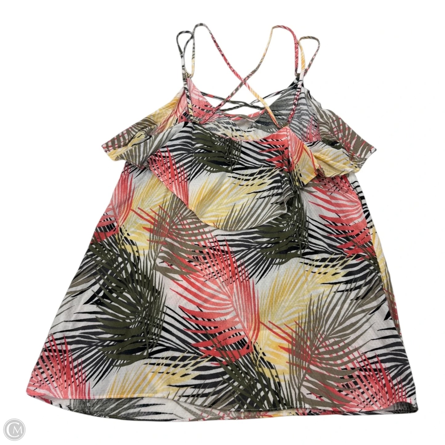 Top Sleeveless By White House Black Market In Tropical Print, Size: Xs