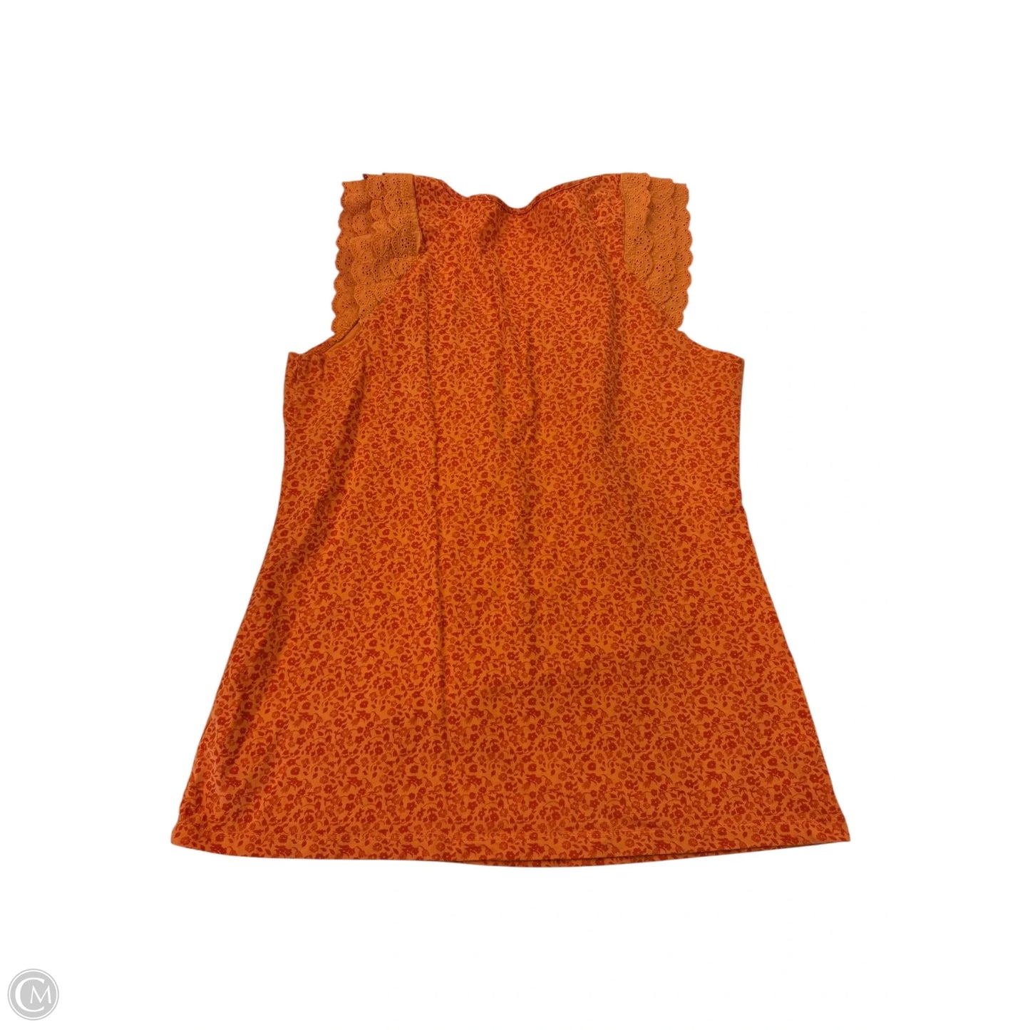 Top Sleeveless By Style And Co Collection Women In Orange, Size: S