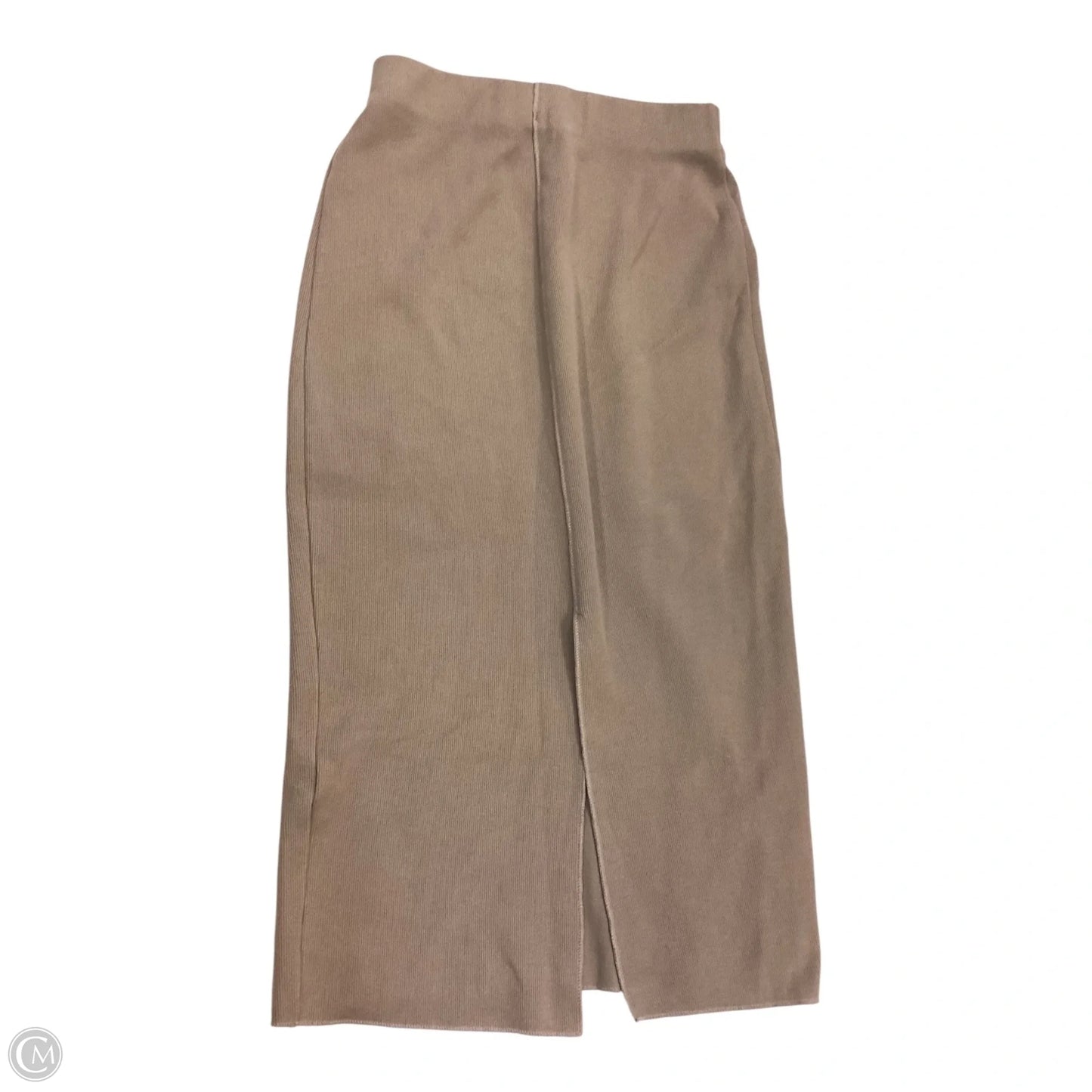 Skirt Midi By Zara In Brown, Size: S