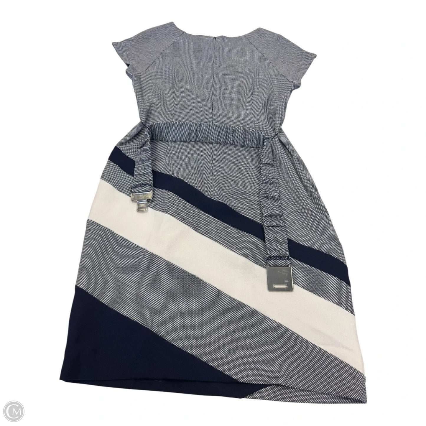 Dress Work By Studio 1 In Blue & White, Size: 12