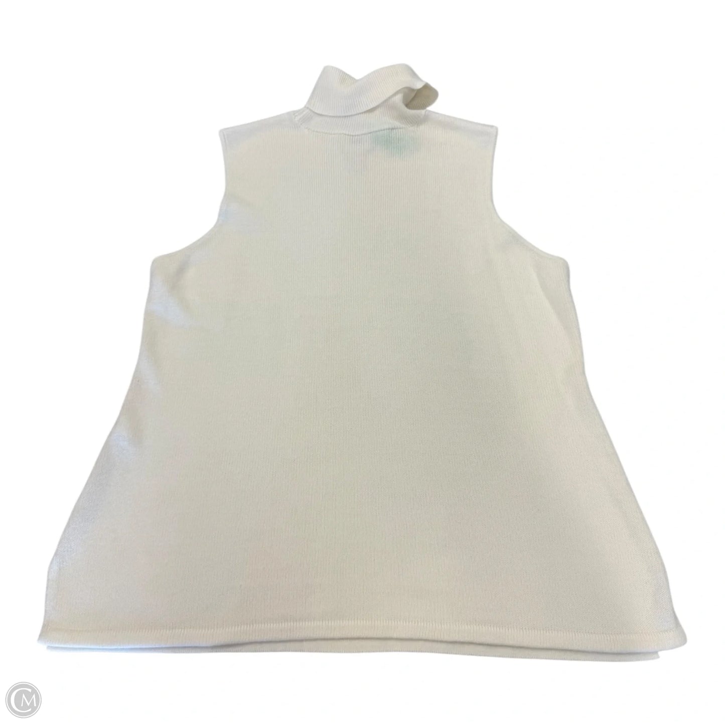 Top Sleeveless By Chicos In Cream, Size: Xlp