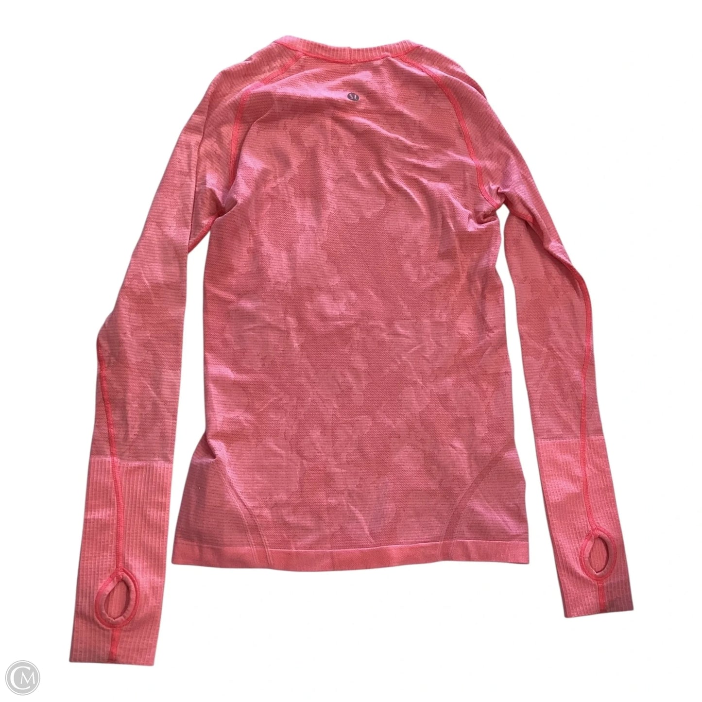 Athletic Top Long Sleeve Crewneck By Lululemon In Pink, Size: 6