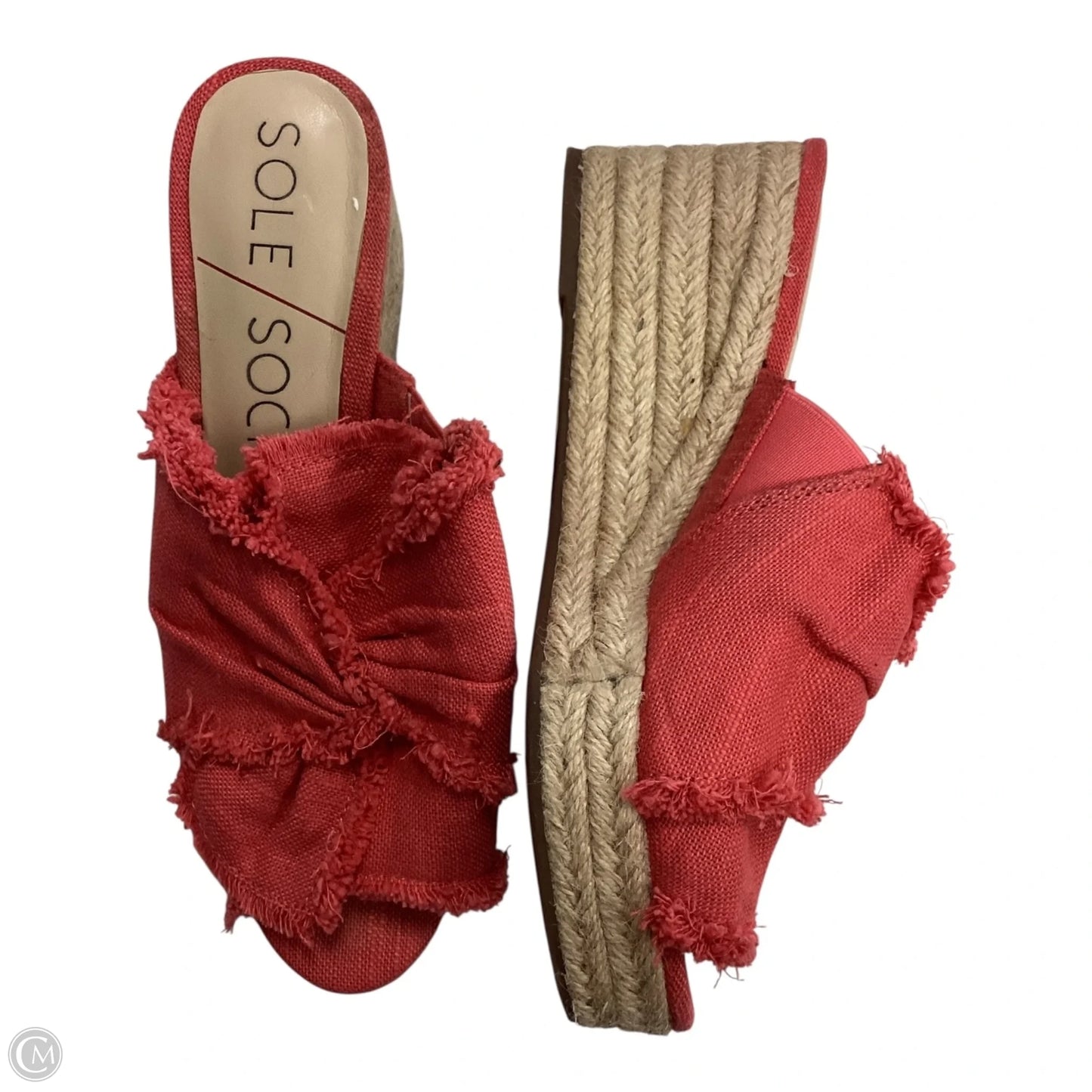 Shoes Heels Wedge By Sole Society In Pink, Size: 6