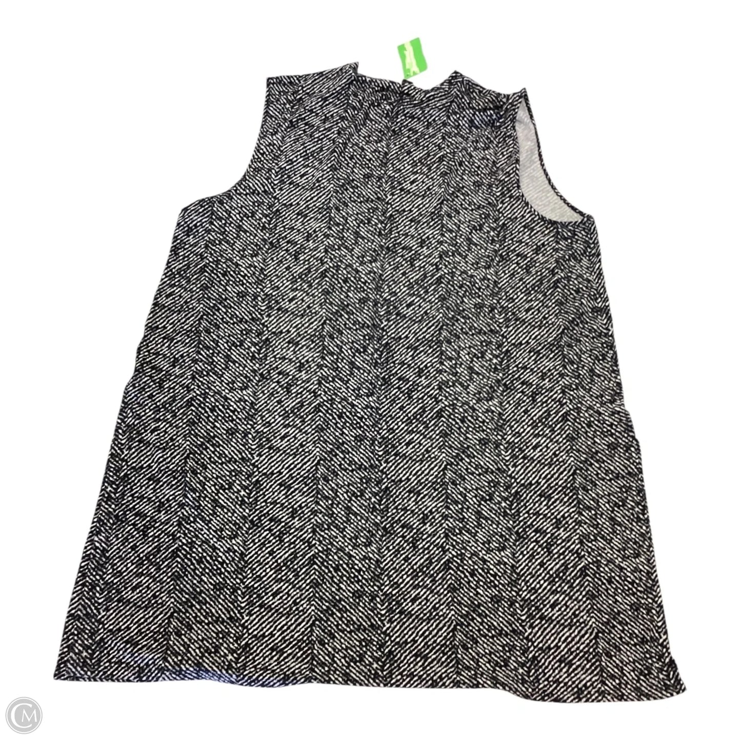 Dress Casual Short By J. Jill In Black & Cream, Size: Xl