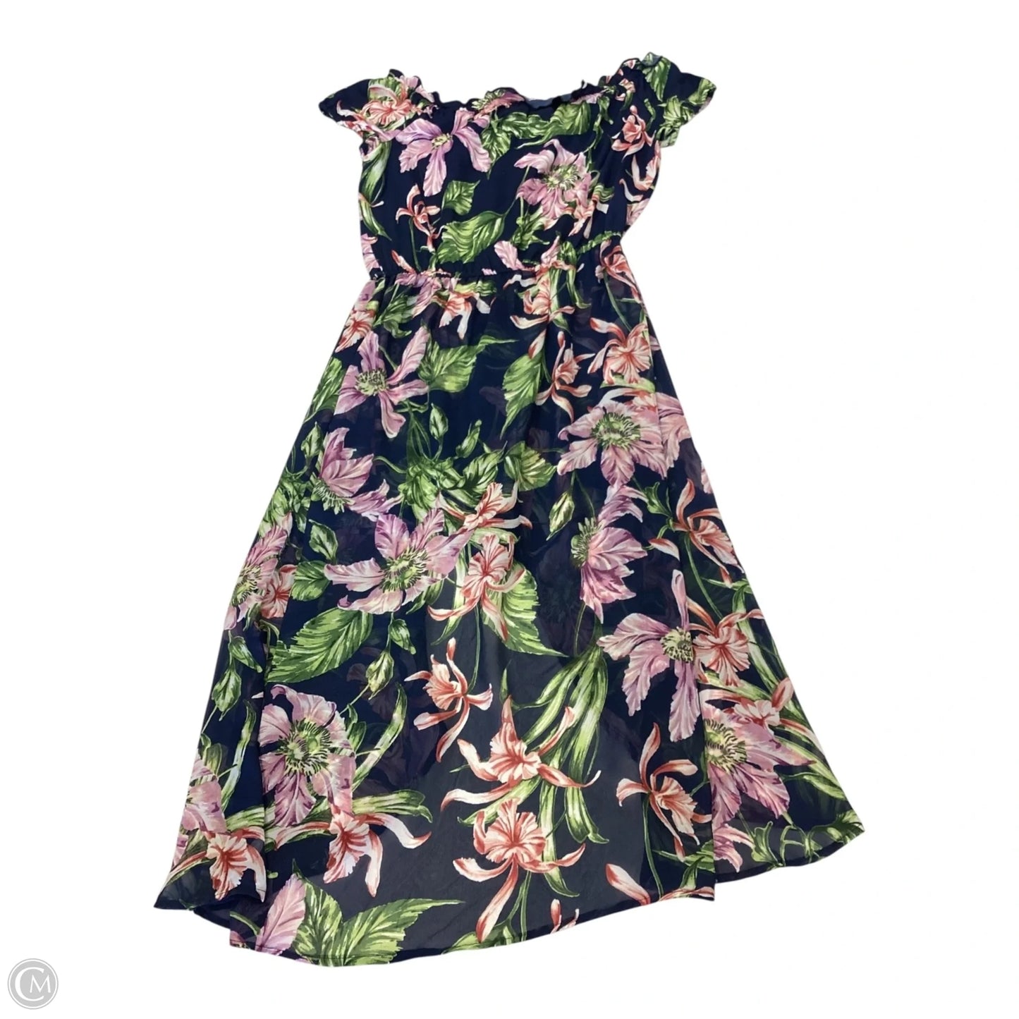 Dress Casual Midi By Bebop In Floral Print, Size: M