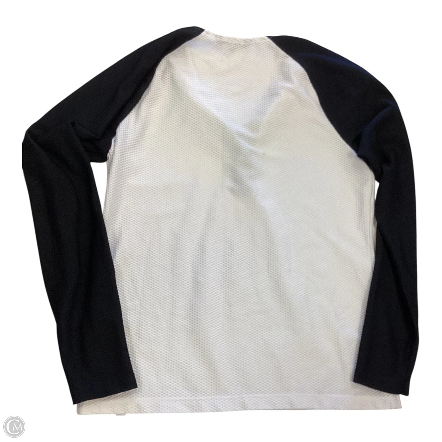 Top Long Sleeve By Ralph Lauren In Black & White, Size: L