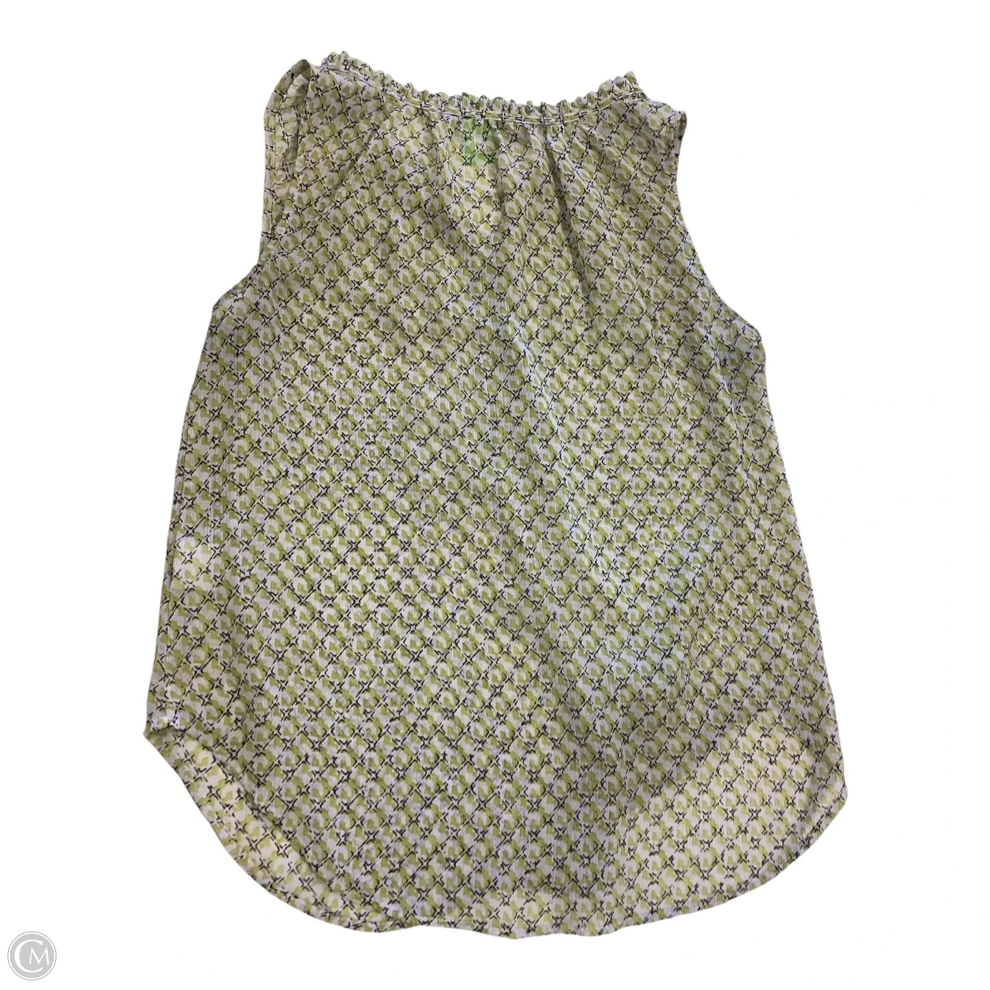 Top Sleeveless By Liz Claiborne In Green, Size: M
