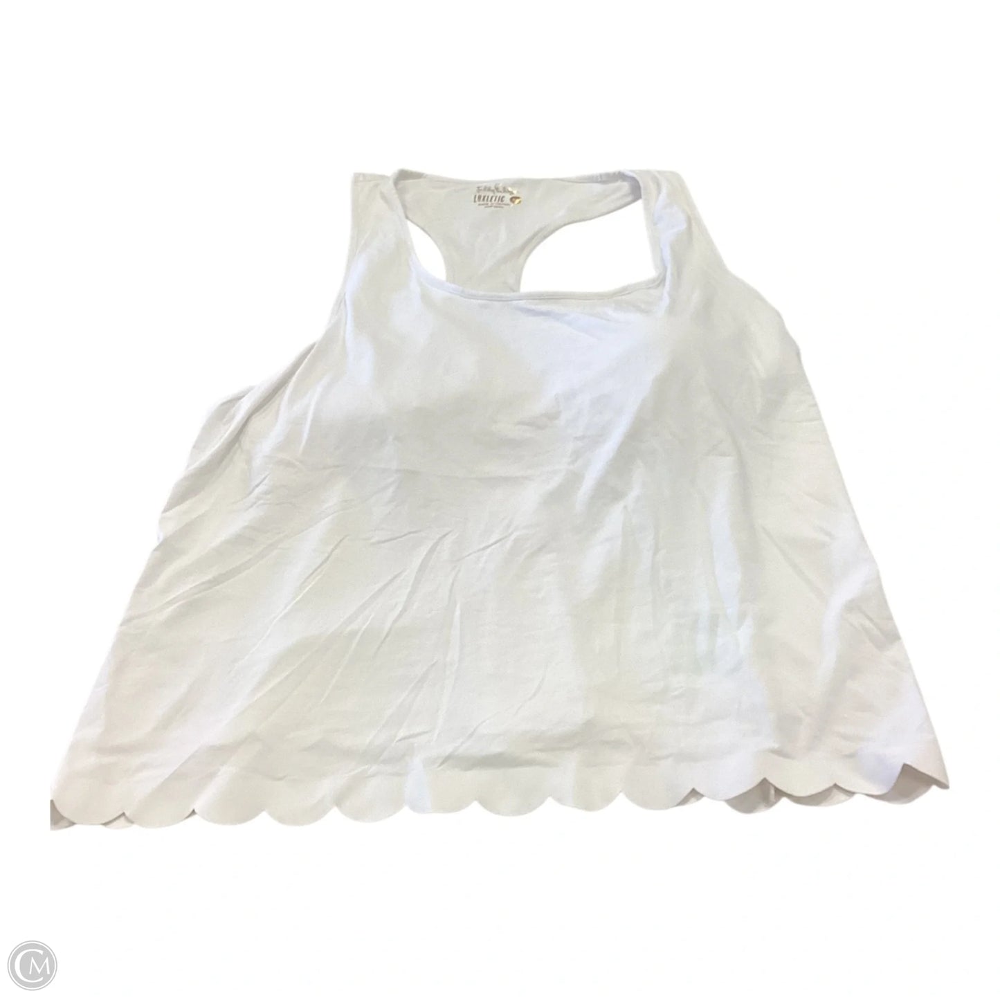 Top Sleeveless Designer By Lilly Pulitzer In White, Size: 16