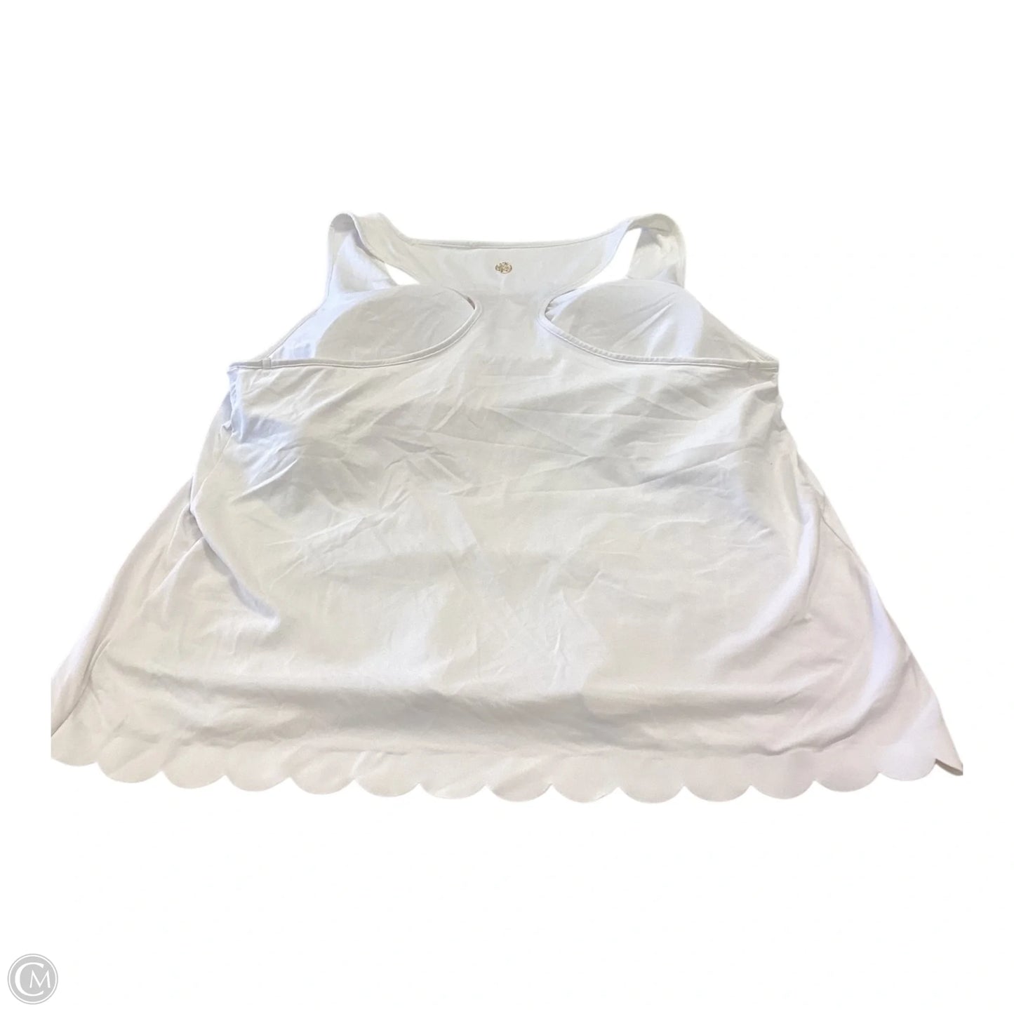 Top Sleeveless Designer By Lilly Pulitzer In White, Size: 16