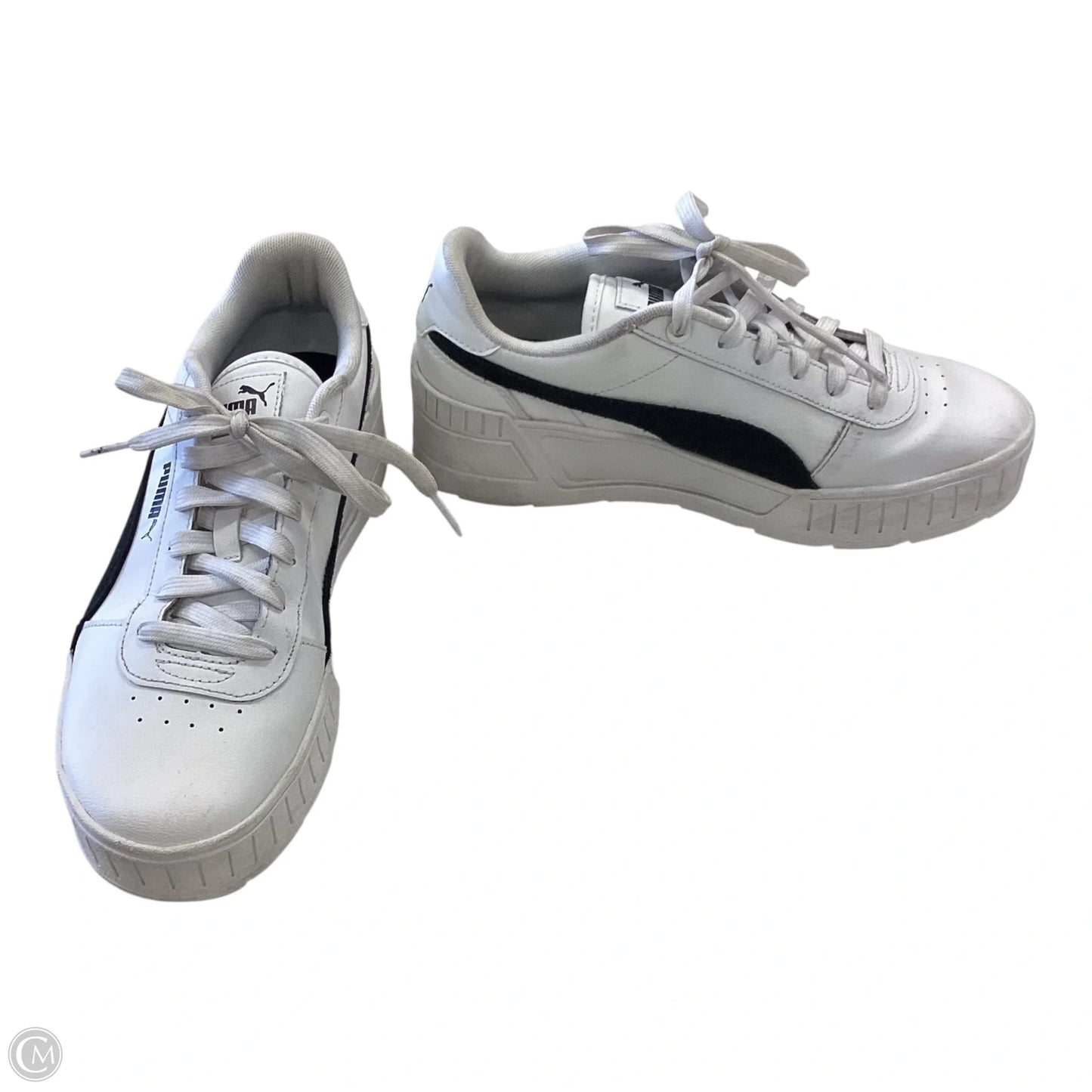 Shoes Sneakers By Puma In Black & White, Size: 8.5