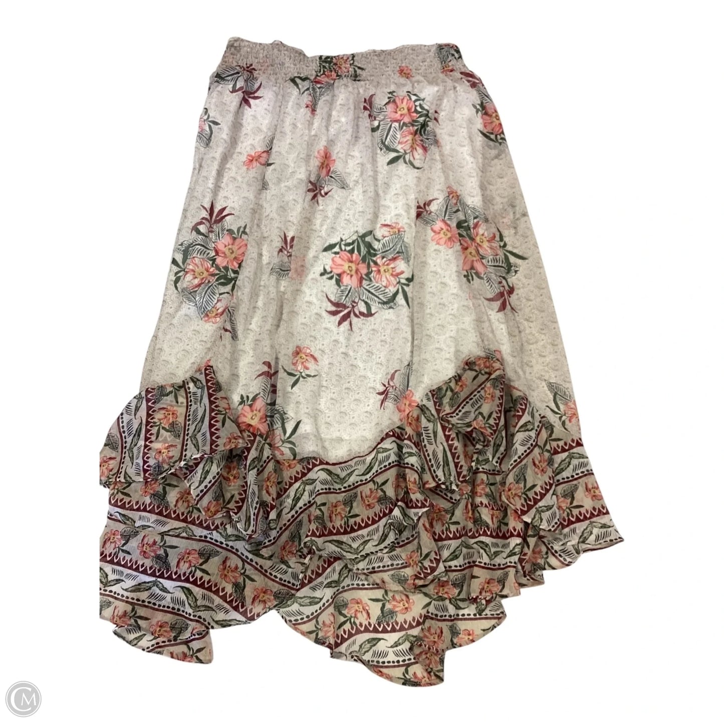 Skirt Maxi By Style And Co Collection Women In Floral Print, Size: Xl