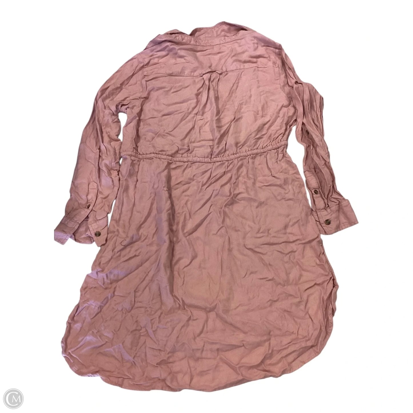 Dress Casual Midi By Time And Tru In Pink, Size: L