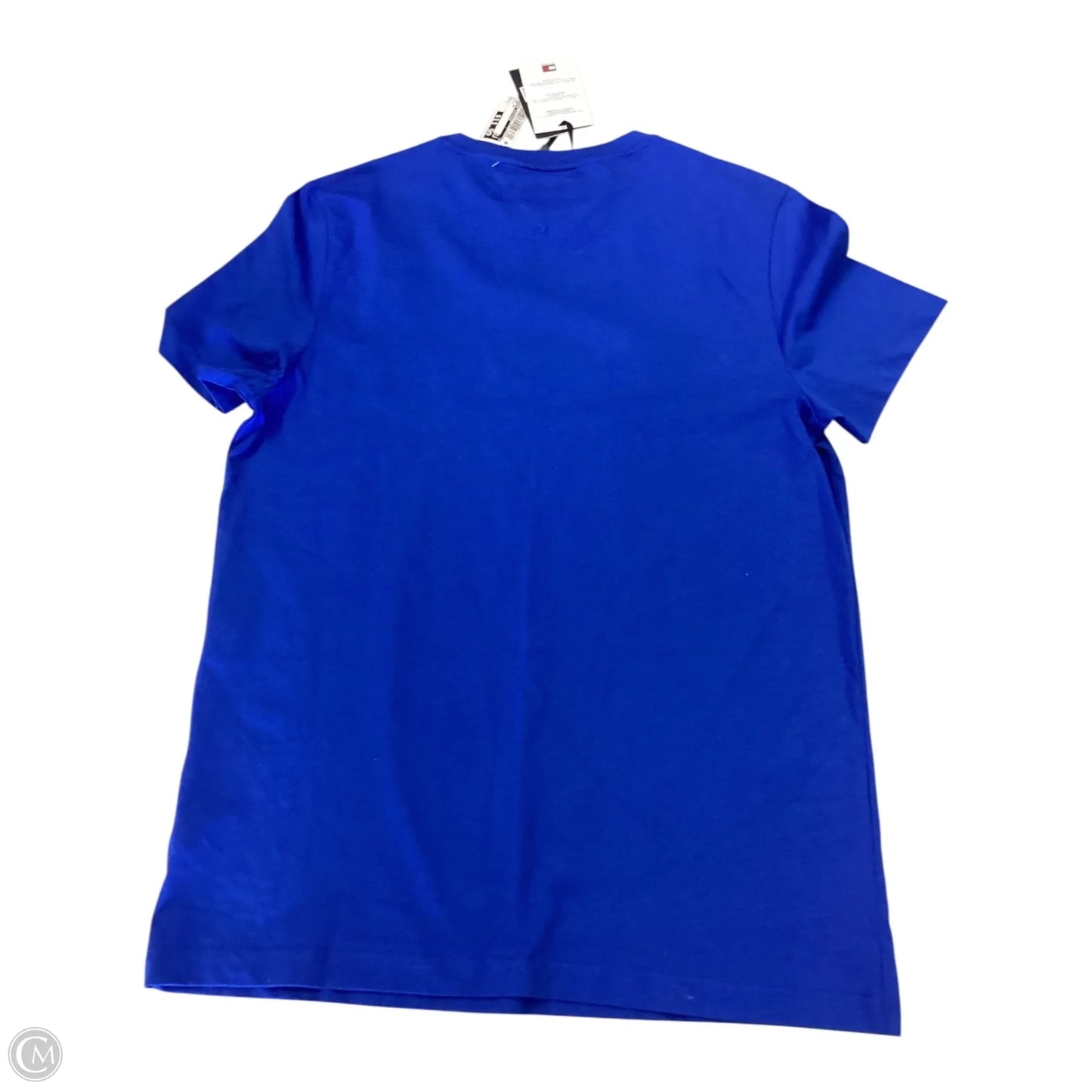 Top Short Sleeve By Tommy Hilfiger In Blue, Size: L