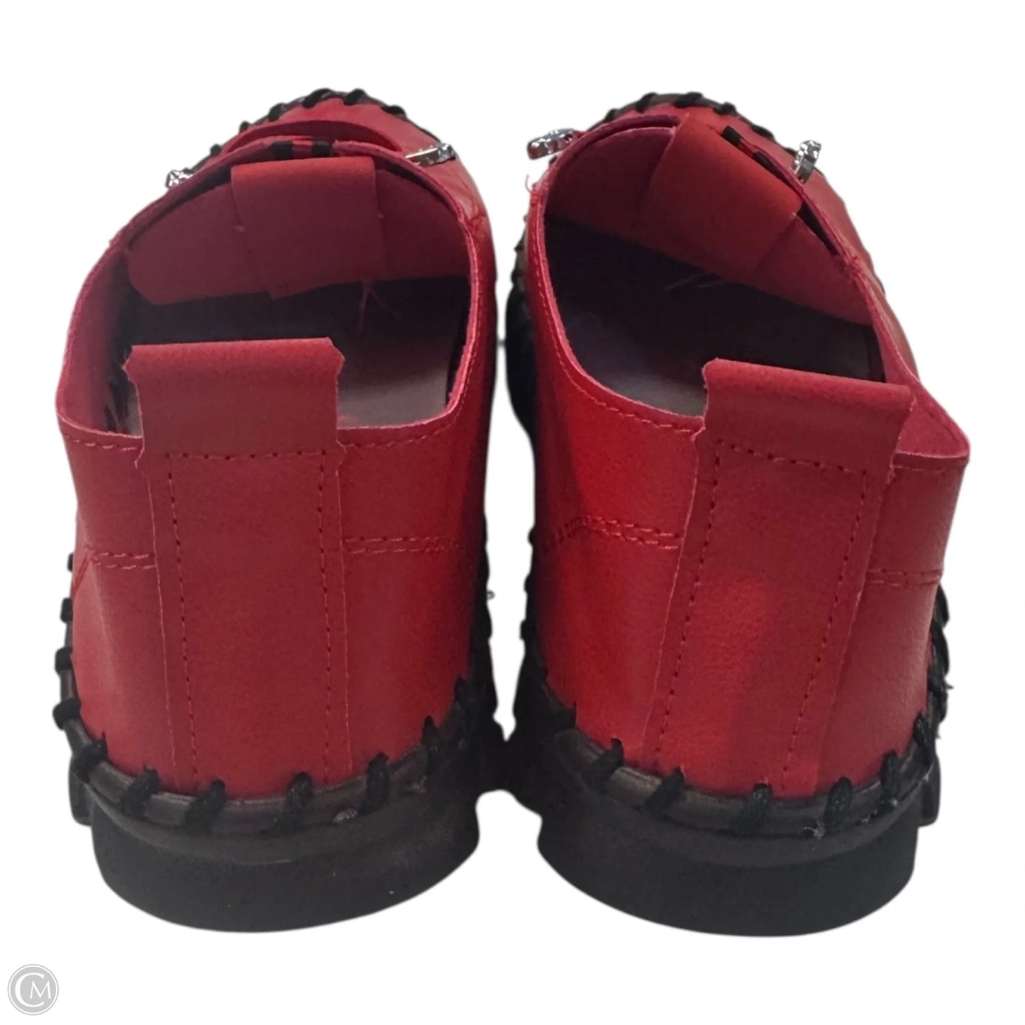 Shoes Flats By Clothes Mentor In Red, Size: 9