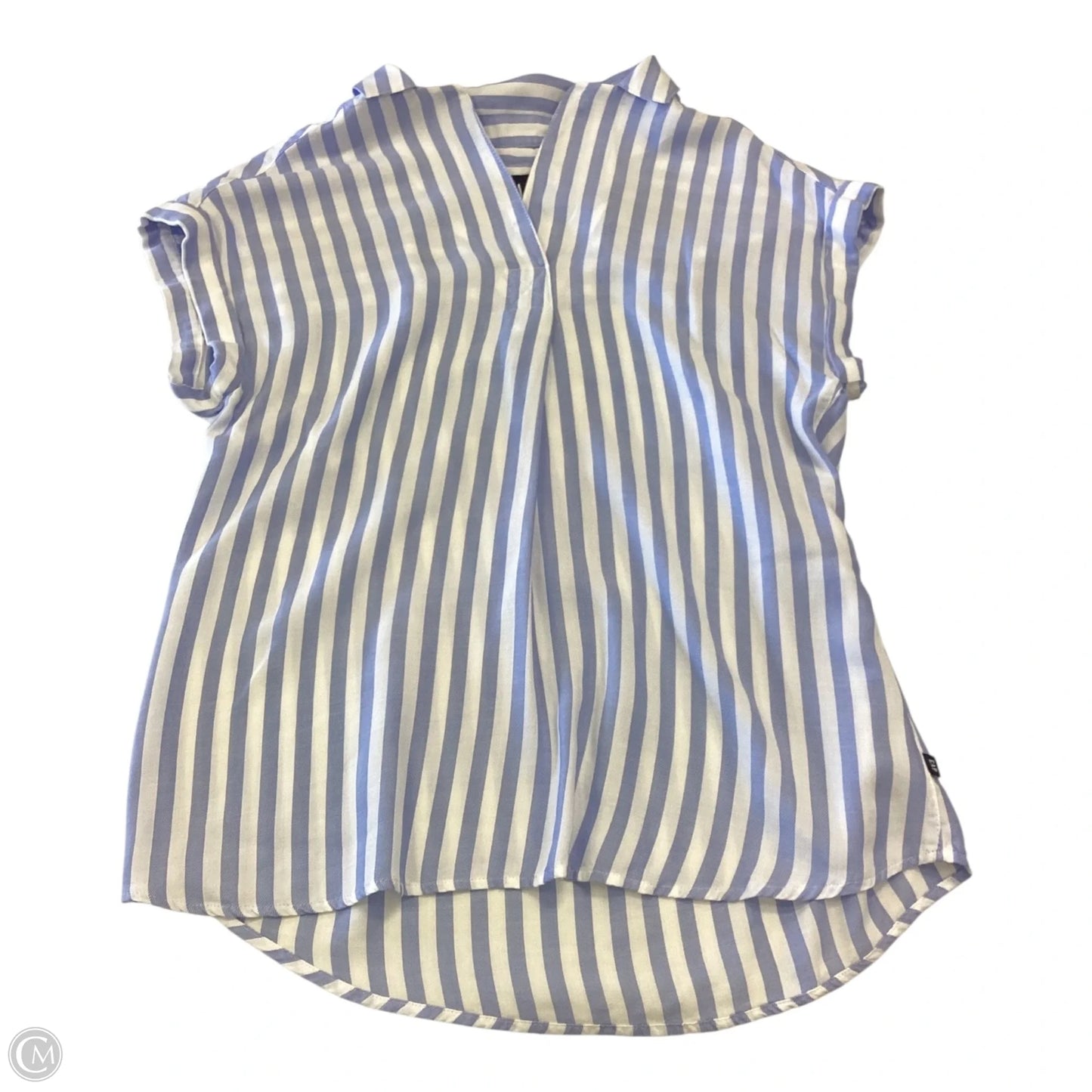Top Short Sleeve By Gap In Striped Pattern, Size: Xs