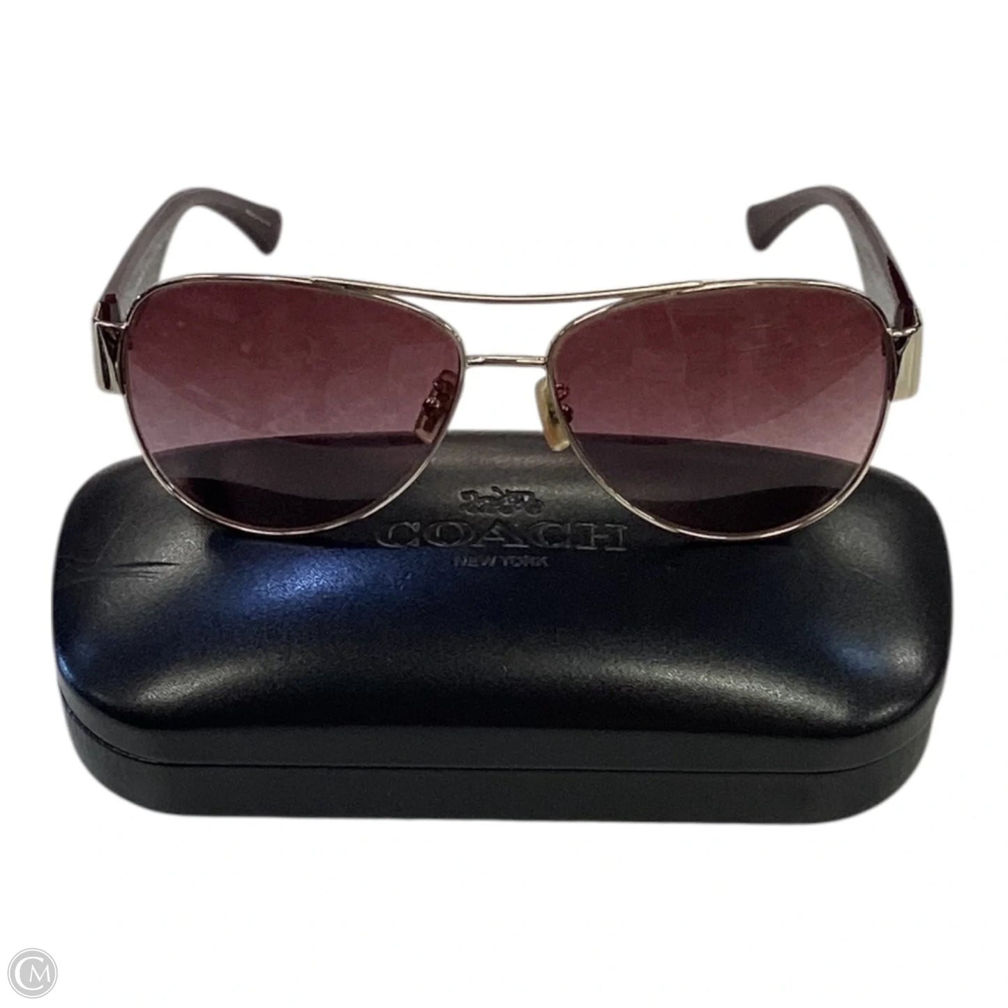 Sunglasses Designer By Coach, Size: Medium