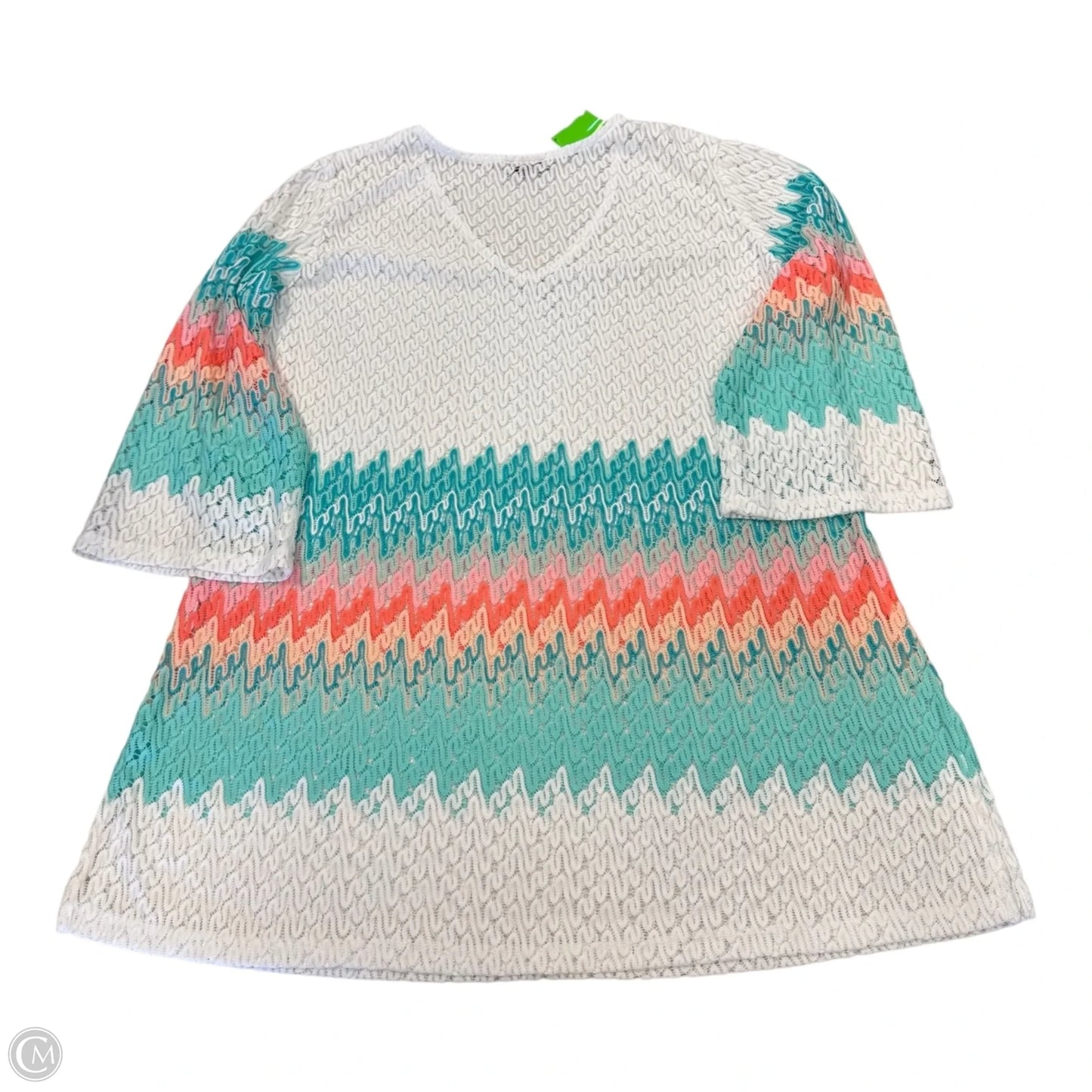 Swimwear Cover-up By Clothes Mentor In Multi-colored, Size: 1x