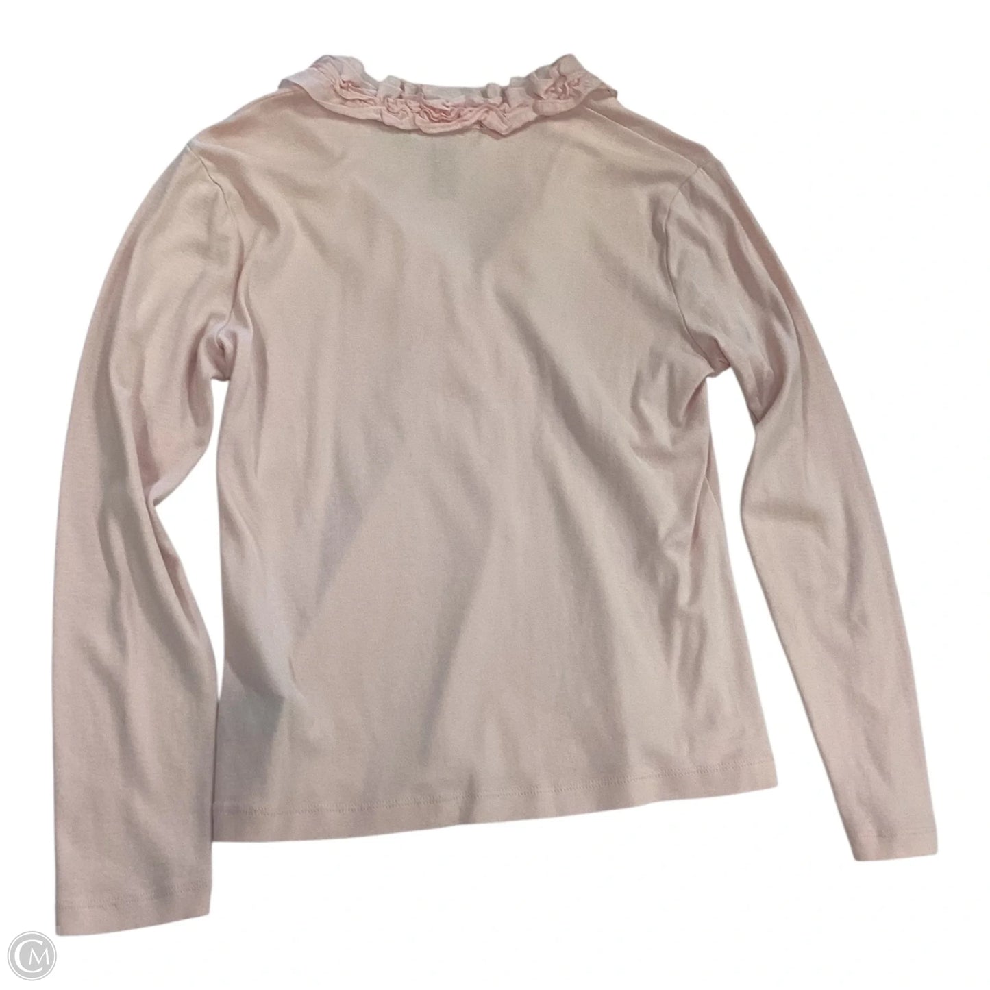 Top Long Sleeve By Lauren By Ralph Lauren In Pink, Size: Mp
