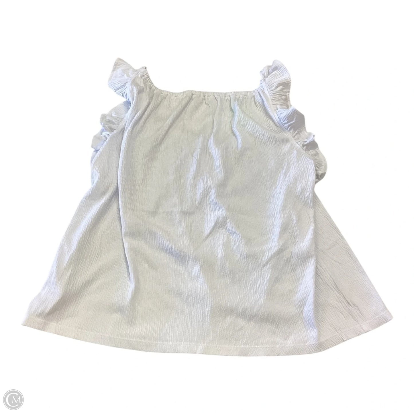 Top Sleeveless By Michael By Michael Kors In White, Size: L
