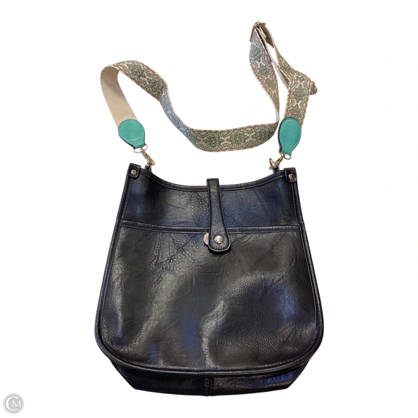 Crossbody Leather By Clothes Mentor, Size: Medium