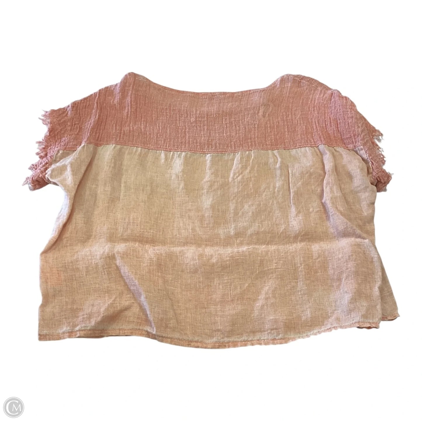 Top Short Sleeve By Clothes Mentor In Orange, Size: Osfm