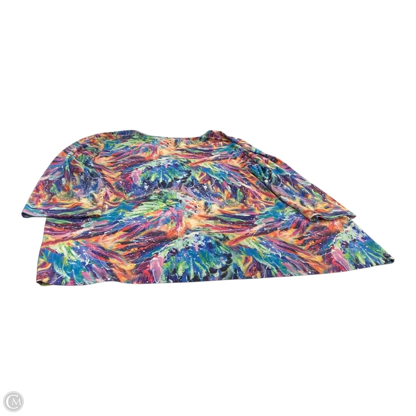 Top 3/4 Sleeve By Leoma Lovegrove In Multi-colored, Size: 3x
