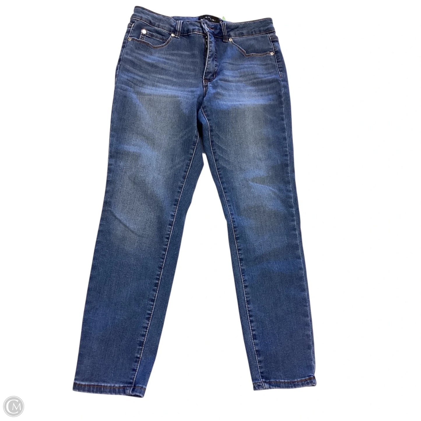 Jeans Skinny By Tahari In Blue Denim, Size: 8