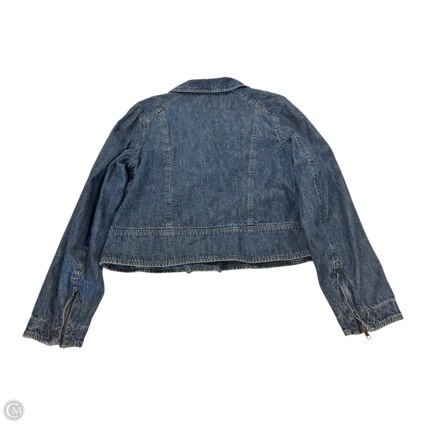 Jacket Denim By Jones New York In Blue Denim, Size: 6