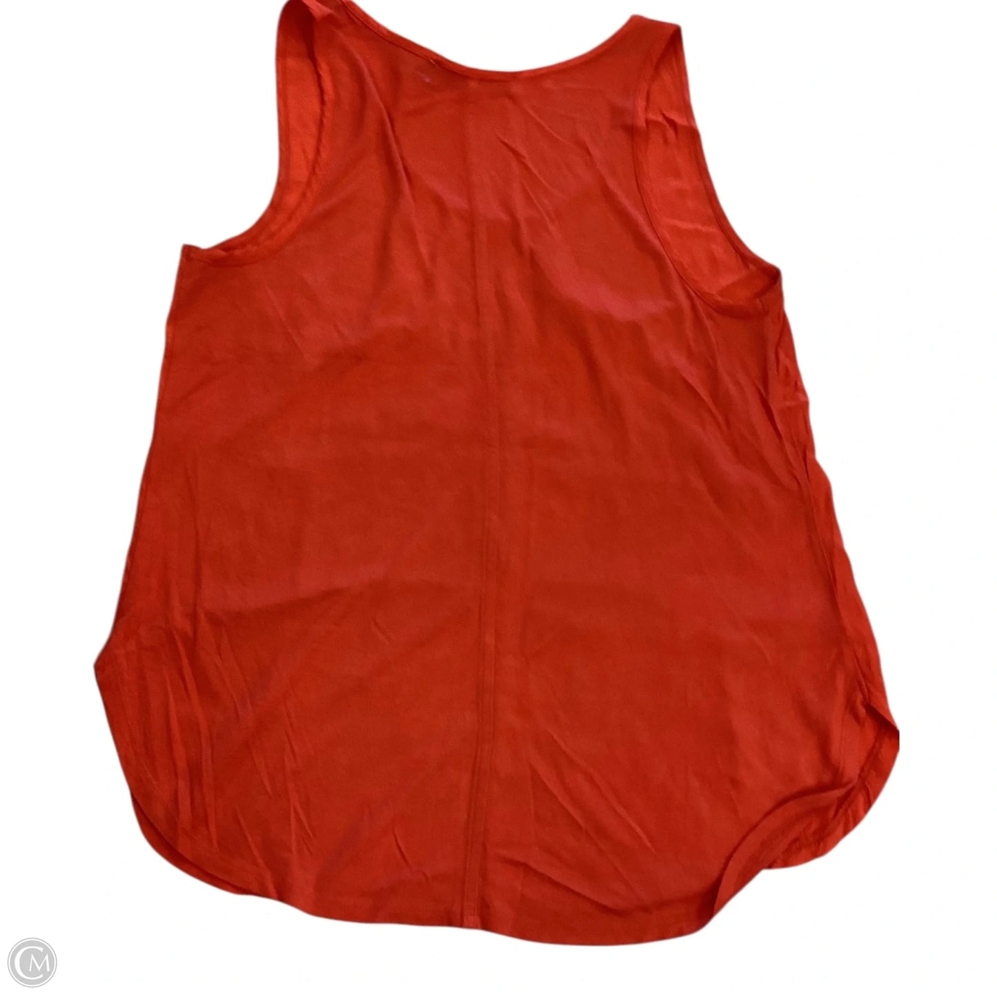 Top Sleeveless By Loft In Orange, Size: S